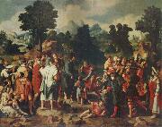 Lucas van Leyden THe Healing of the Blind man of Jericho oil painting picture wholesale